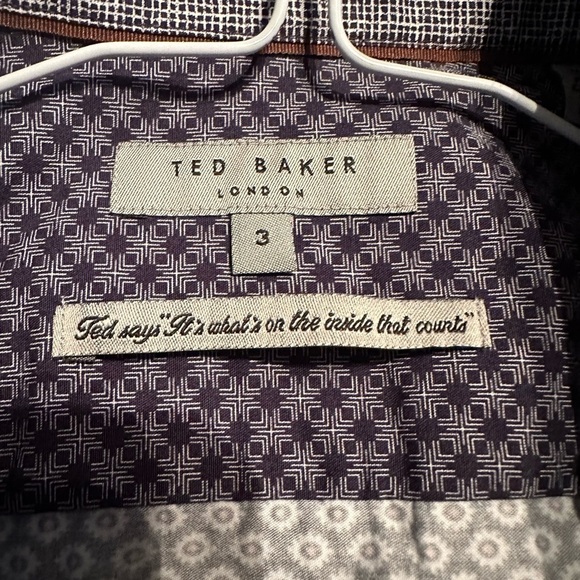 Ted Baker Men’s short sleeve button down. Size 3 - Picture 3 of 5